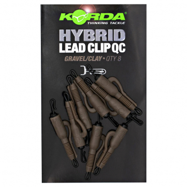 Korda QC Hybrid Lead Clips (Weed/Sillt)