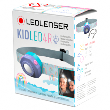 Led Lenser Stirnlampe KIDLED4R (lila)