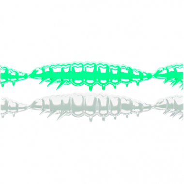 Libra Lures Larva Multi (Glow UV Green)