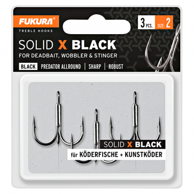 Lieblingsköder Fukura Solid X Drillinge (black)