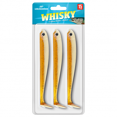 Lieblingsköder Gummifisch Hechtköder (Whisky)