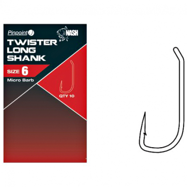 Nash Twister Long Shank, Micro Barbed