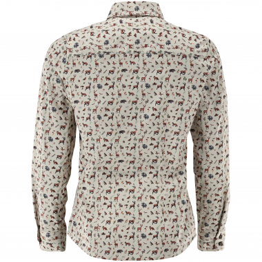 OS Trachten Bluse Waldtiere