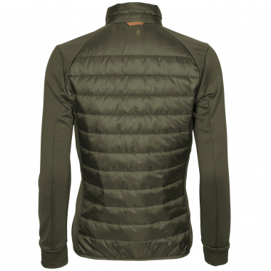 Pinewood Finnveden Hybrid Power Fleece Jacke Damen (Olive)