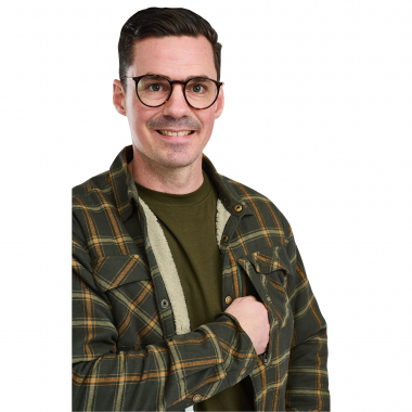 Pinewood Herren Pile Overshirt (Dunkelgrün)