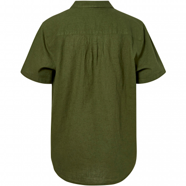 Pinewood Värnamo Hemp Mix Women S/S Shirt Damen (Pine Green)