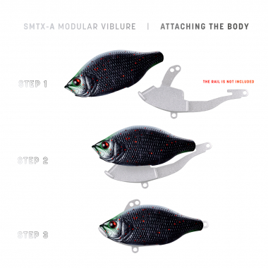 Probaits Body: SMTX-A VibLure - Bounce | Evil Skin