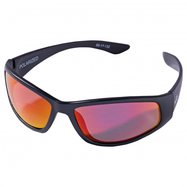 Salmo Polbrille Spekuliereisen (Schwarz/Revo Red Gläser)