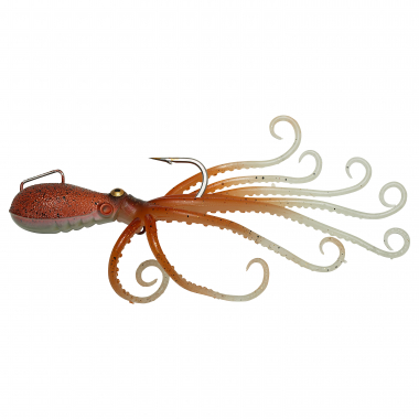 Savage Gear Softbait 3D Octopus (Brown Glow)