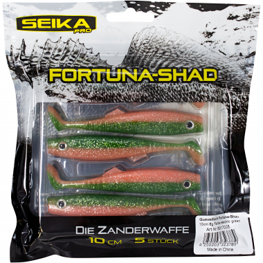 Seika Pro Fortuna Shad (Electric Green)