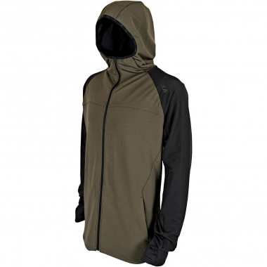 Spika Herren Microfleece Zip–Through Jacke (Olive Summit)