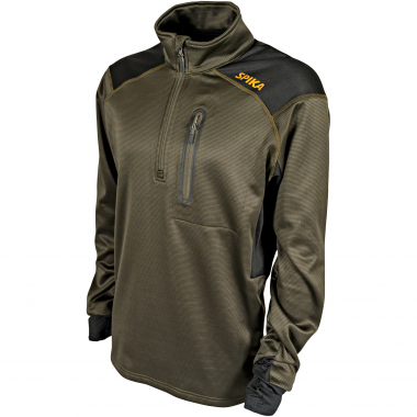 Spika Herren Recoil Performance Top Langarm Shirt (Olive Summit)