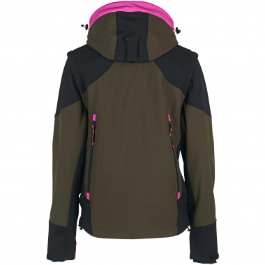 Univers Cadore U-Tex Hunting Jacket Damen, m. abnehmbarer Kapuze (Oliv)