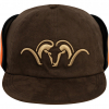 Blaser Suede Blaze Orange Insulated Kappe, mit Ohrenwärmern (Dunkelbraun) 