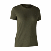 Deerhunter 2er-Pack Ladies Basis T-Shirts Damen (Adventure Green Melange, Grey Melange) 