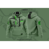 Hotspot Herren Fishing Mania Carpfishing Hoodie (Green) 