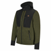 Il Lago Strickfleece-/Softshell-Jacke Wildland Herren (Oliv/Schwarz) 