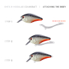 Probaits Body: SMTX-H Crankbait - Embers | Hot Olive 