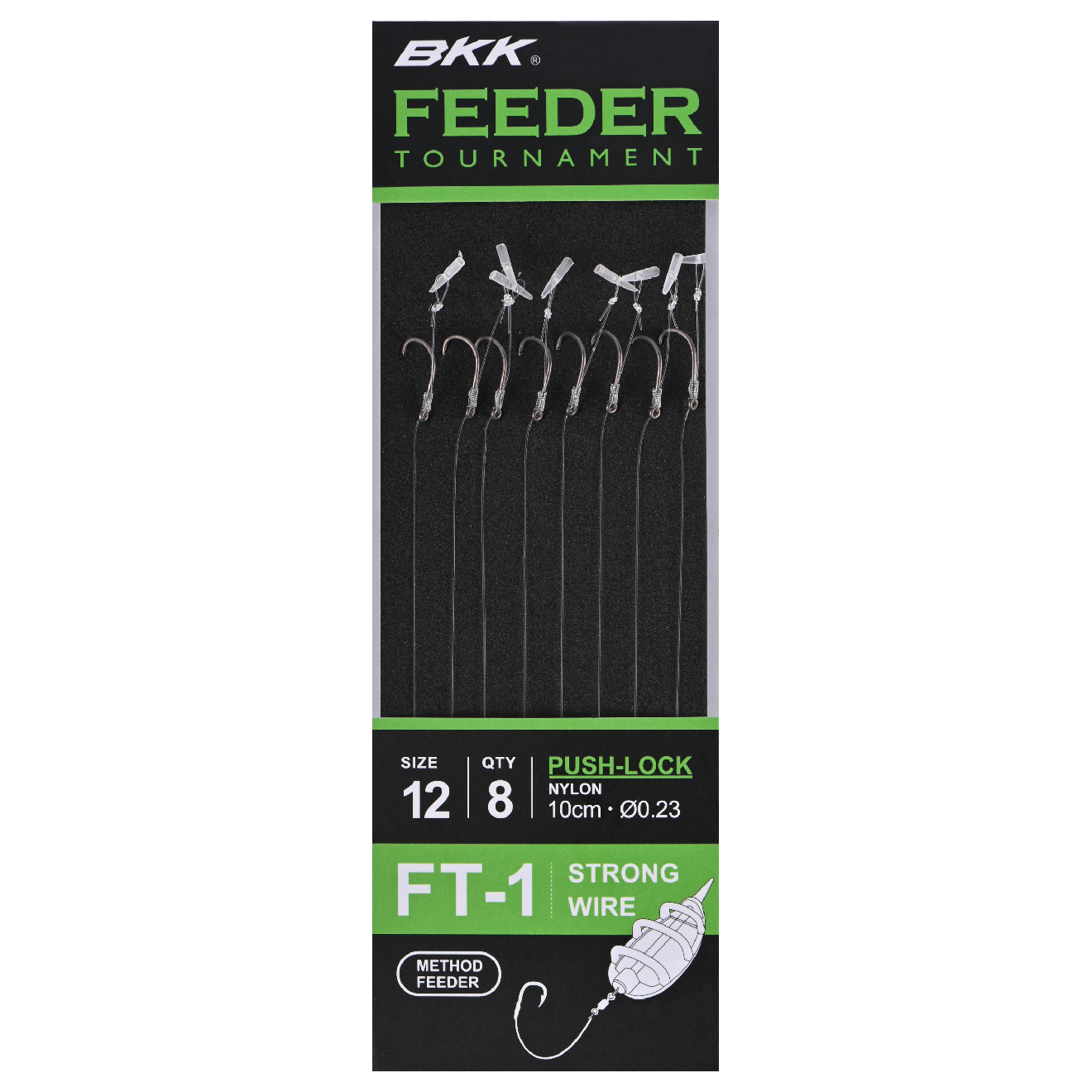 BKK Feeder Snelled FT-1, Push-Lock Rig 