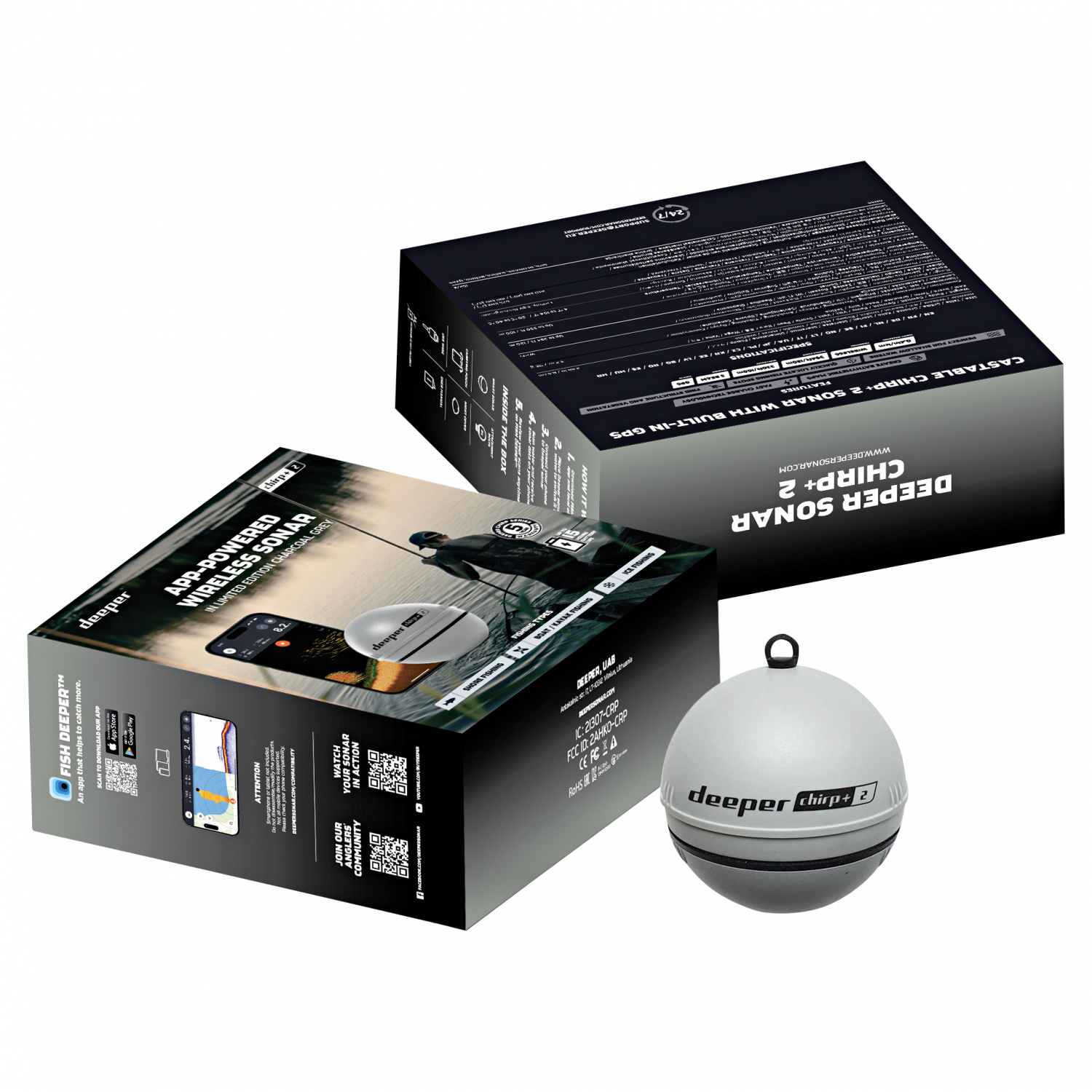 Deeper Chirp+2 Limited Edition Arctic Grey 