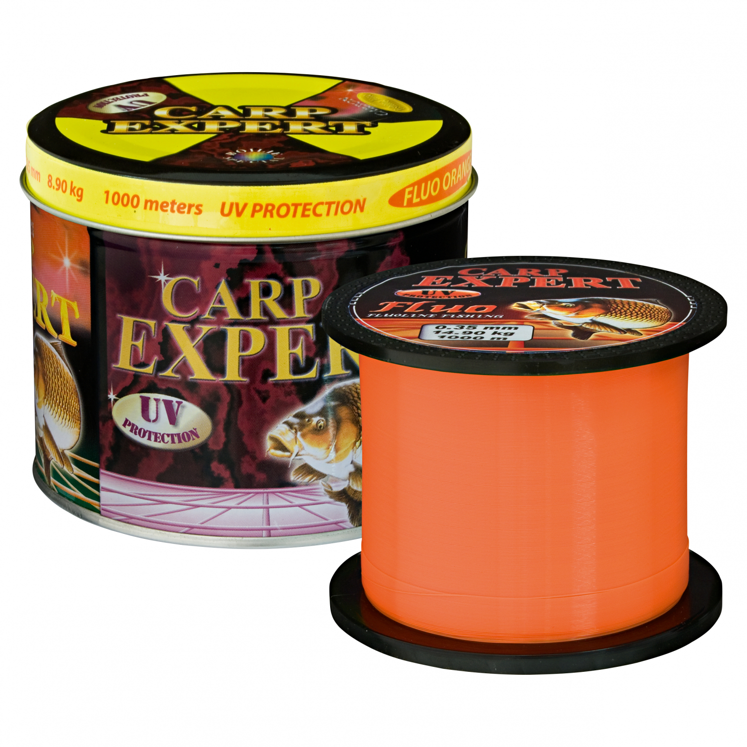 Energofish Angelschnur Line Carp Expert (fluo orange, 1.000 m) 
