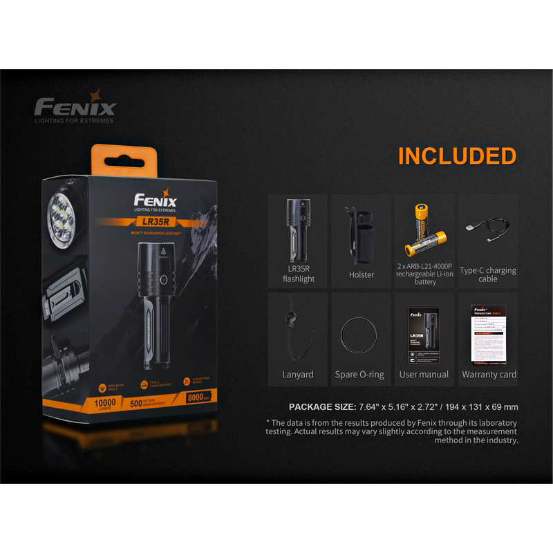 Fenix LED Taschenlampe LR35R 