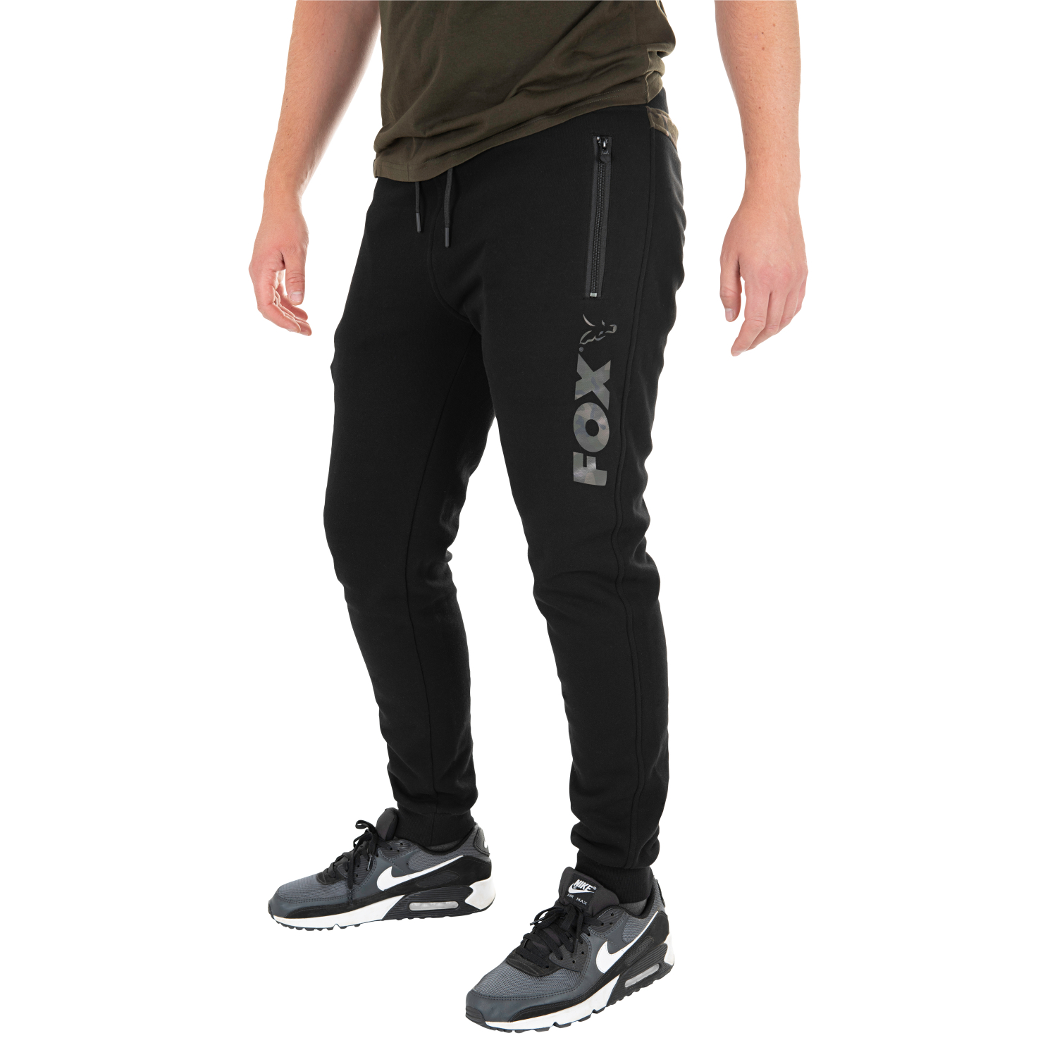 Fox Carp Herren Print Jogger (black/camo) 