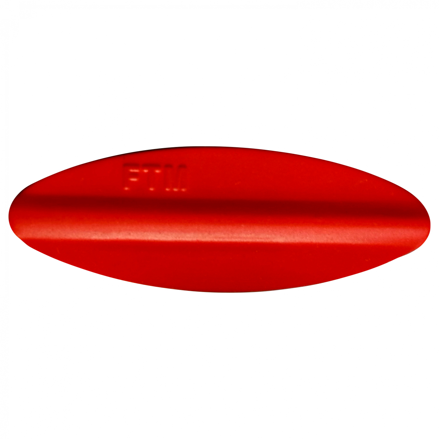 FTM Trout Spoon Fishing Tackle Max Omura Inline (Schwarz/Rot UV) 