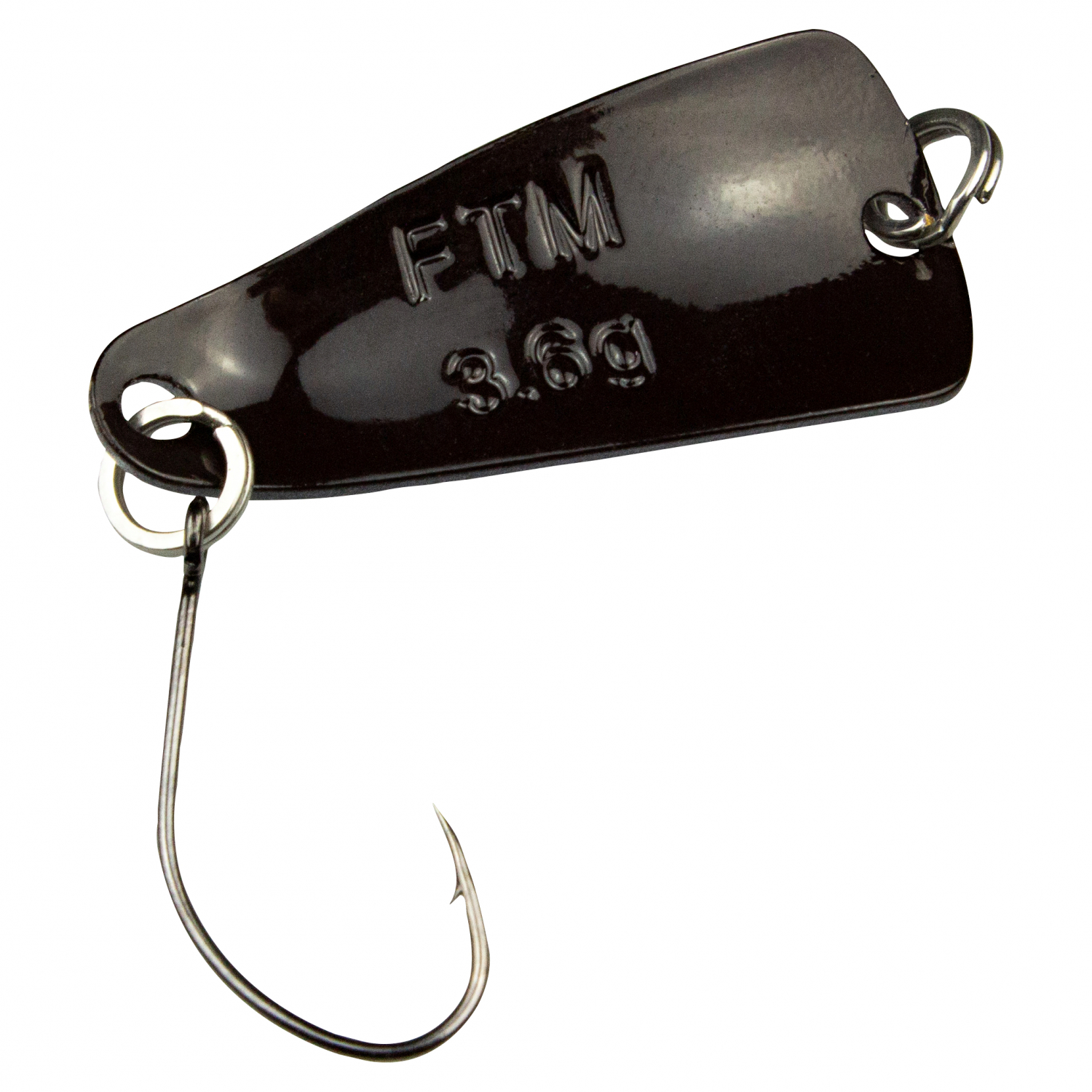 FTM Trout Spoon Rumba (White/Black UV) 