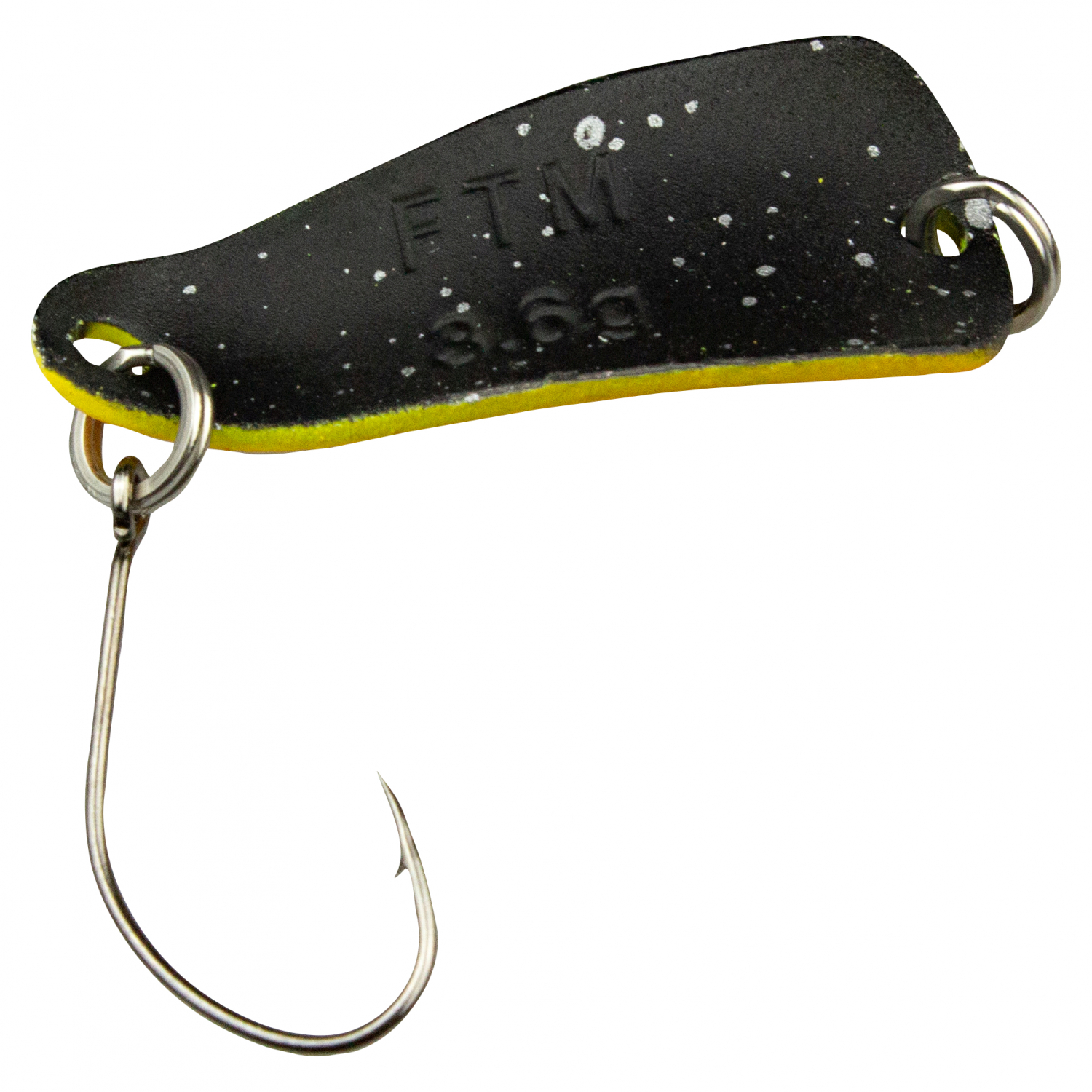 FTM Trout Spoon Rumba (Yellow/Black UV) 