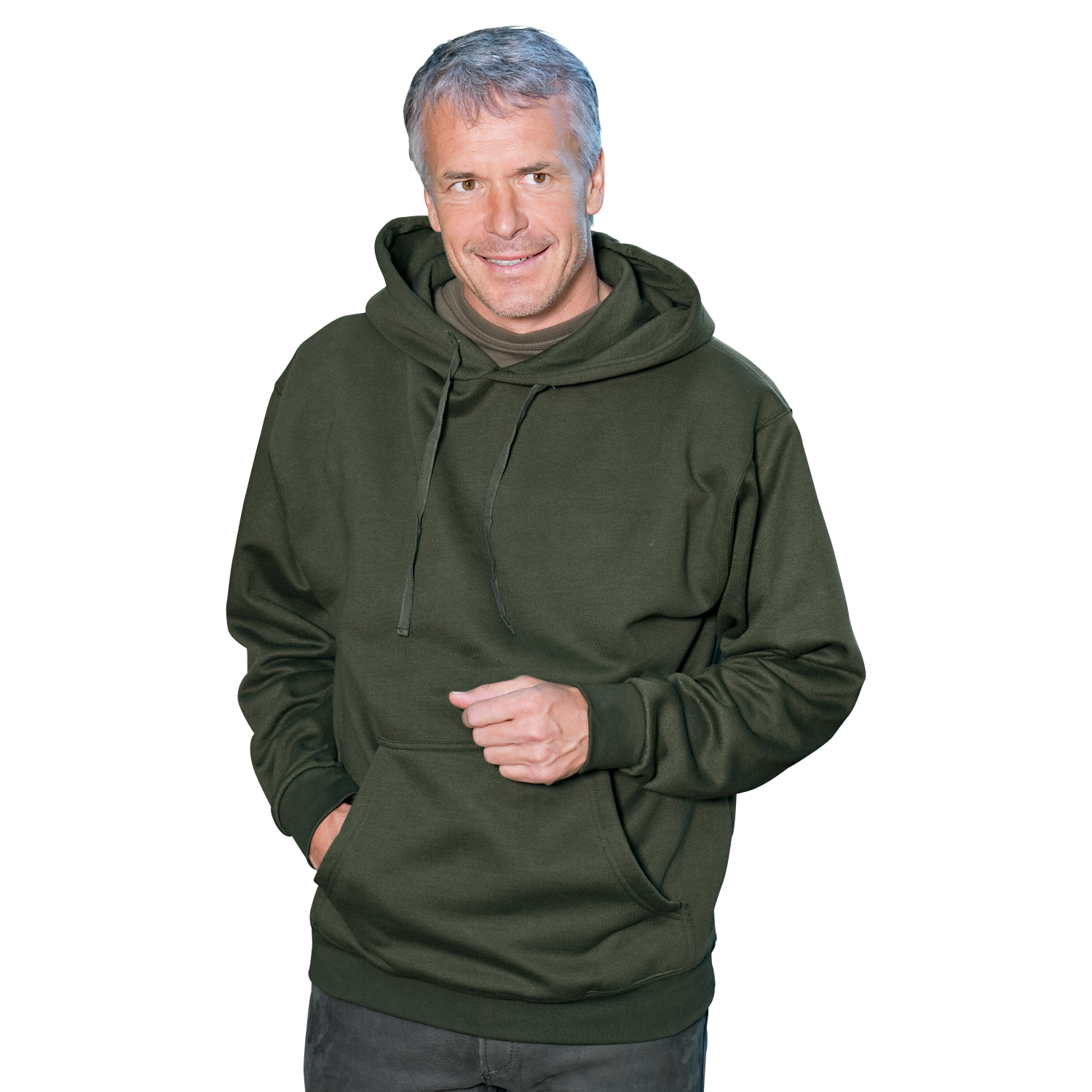 Herren Kapuzenpullover (grün) 