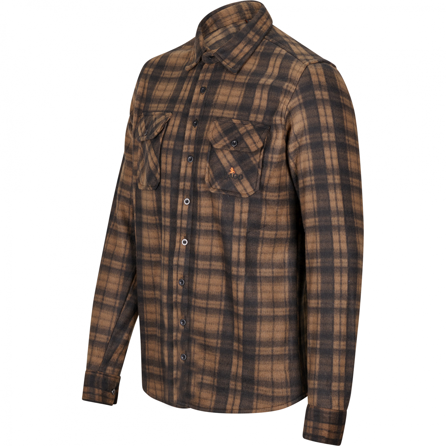 il Lago Basic Herren Fleecehemd Eifelland 