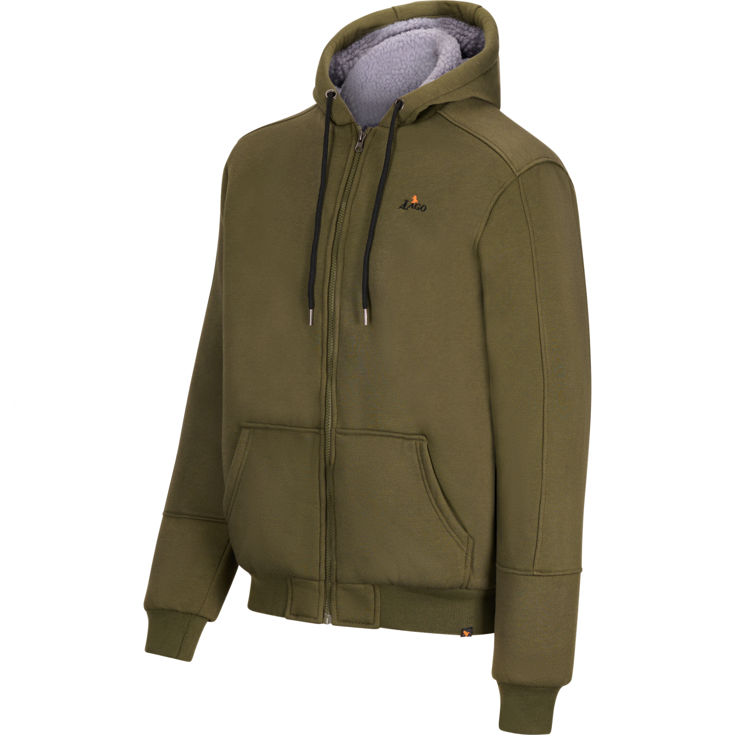 il Lago Basic Herren Teddy Sweatjacke Spirit 