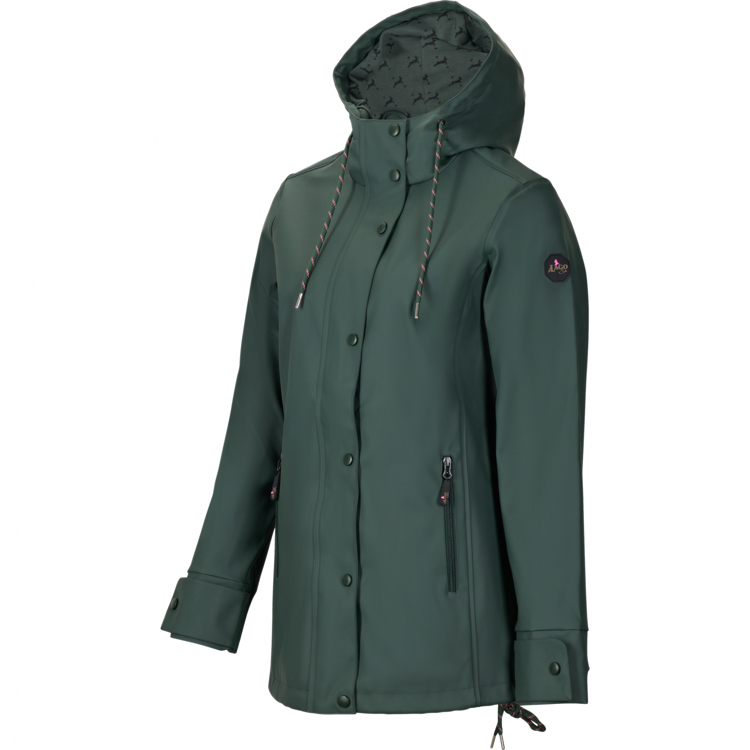 il Lago Sie Damen Ultrasoft Regenjacke Hirschlein 