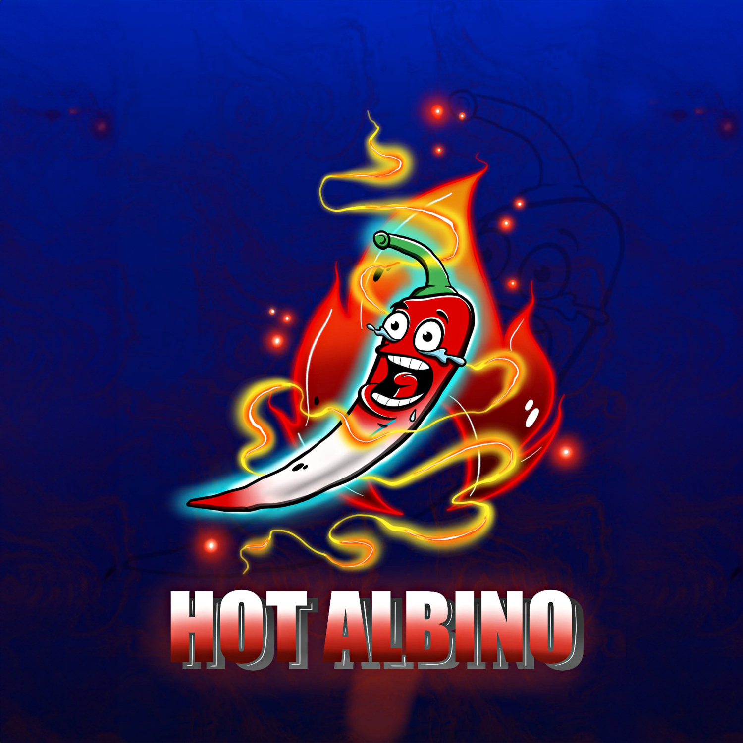 INVDR Shad - Hot Albino 