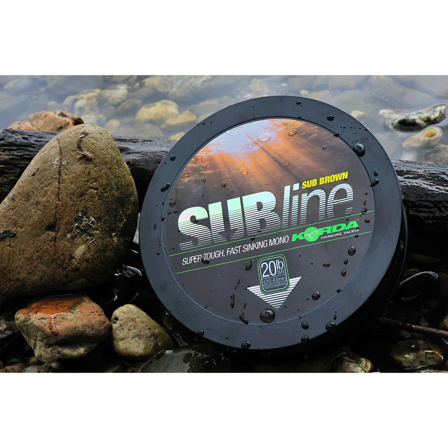 Korda Karpfenschnur Subline (braun, 1.000 m) 