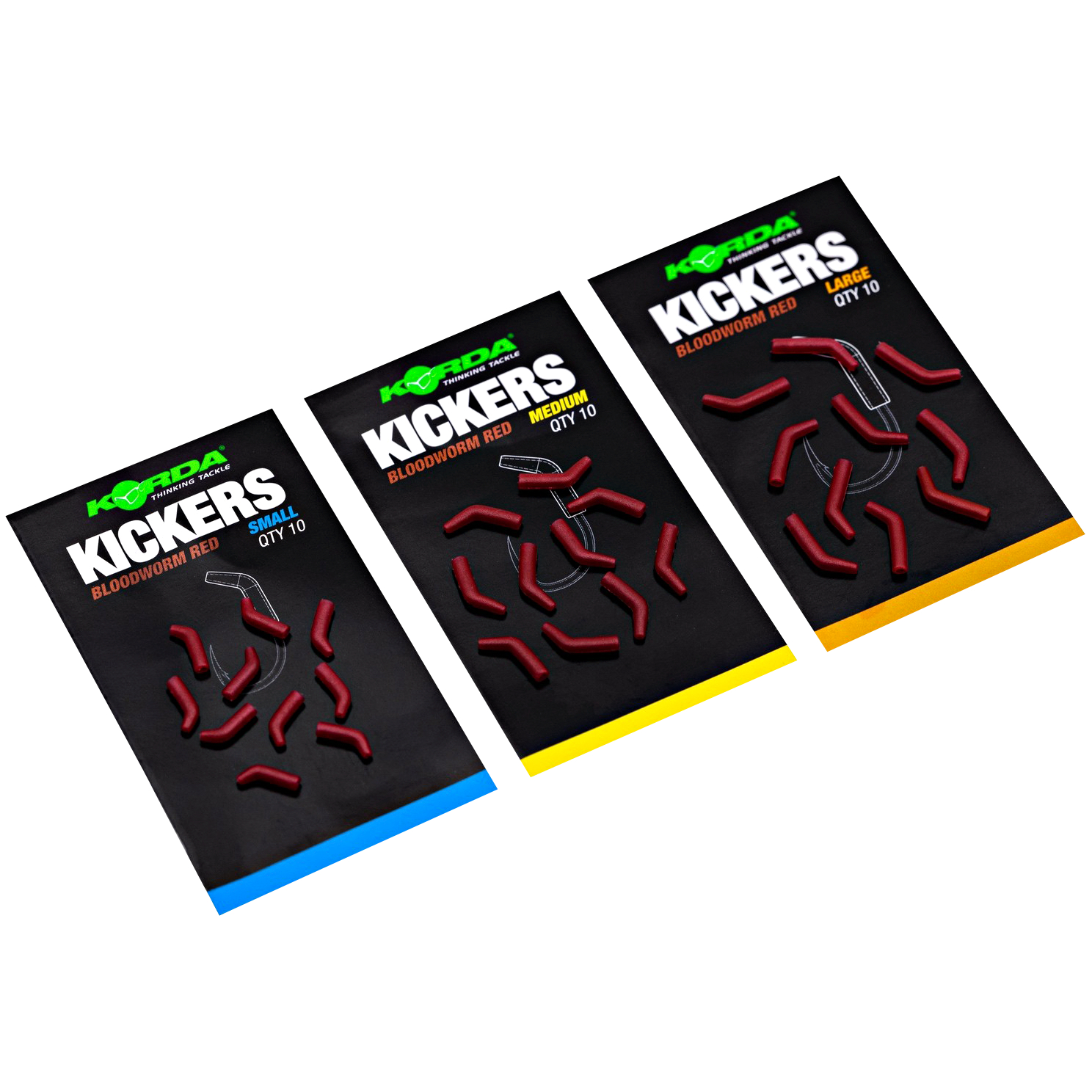 Korda Kickers X-Large (bloodworm/red) 