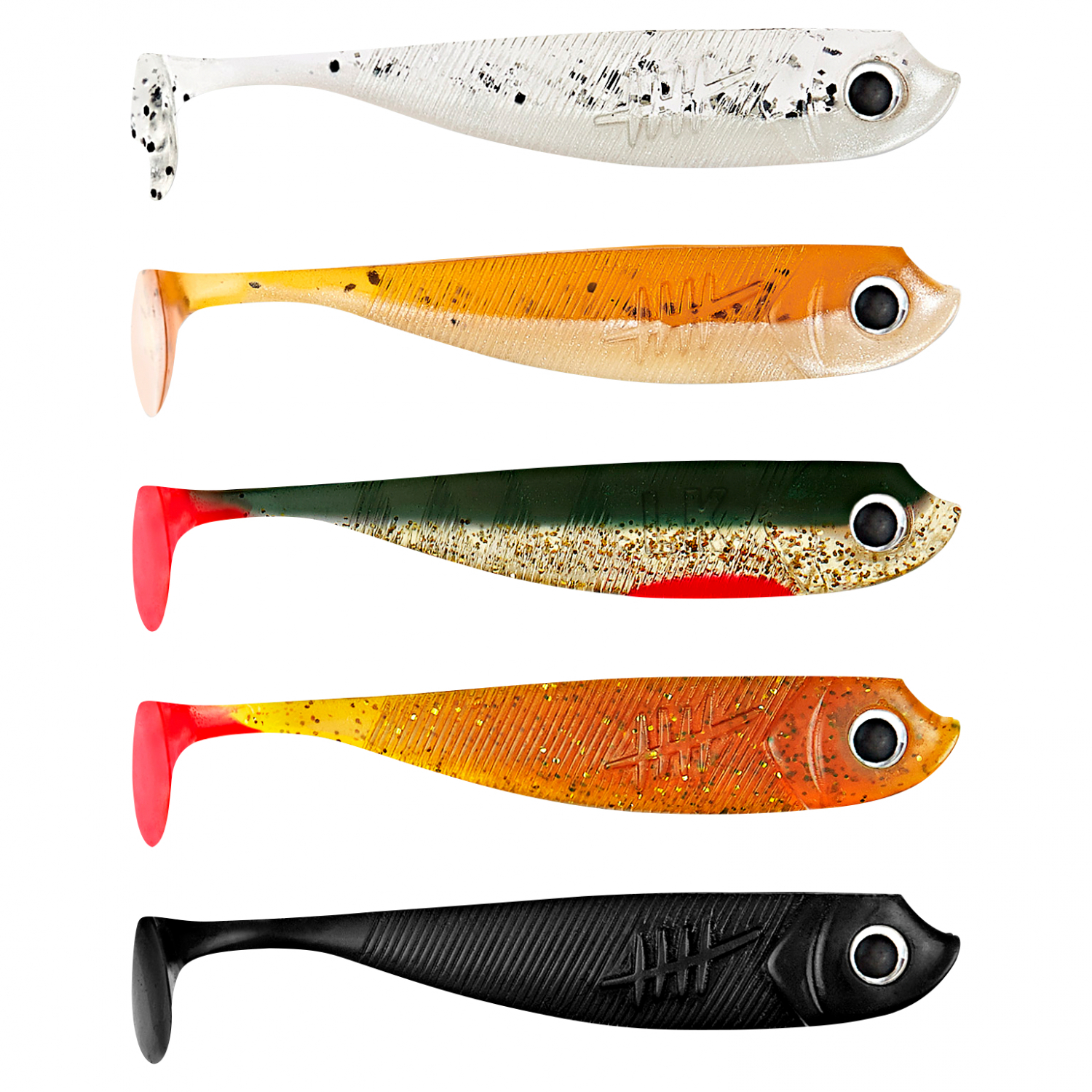 Lieblingsköder Gummifisch Barschköder (6 cm, Ultimate Collection klares Wasser) 