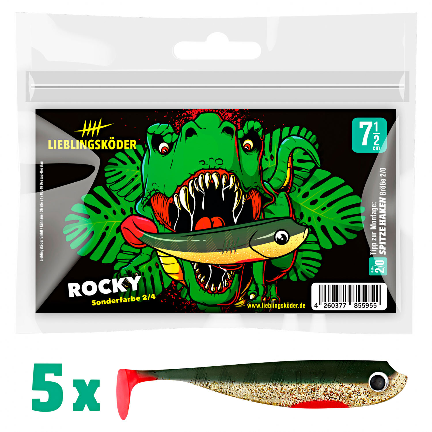Lieblingsköder Lieblingsköder Rocky Gummifisch 