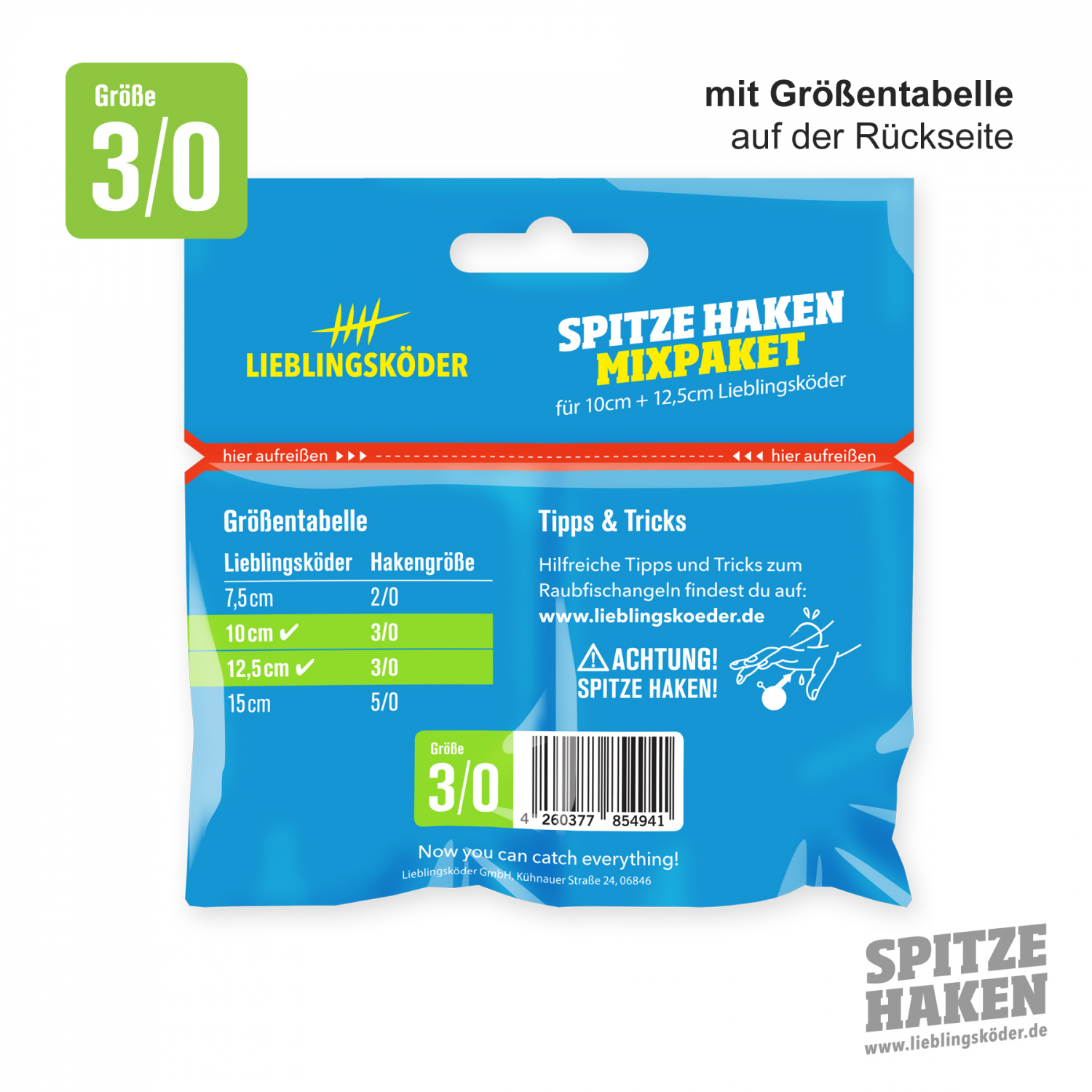 Lieblingsköder Lieblingsköder Spitze Haken 3/0 Mixpaket 