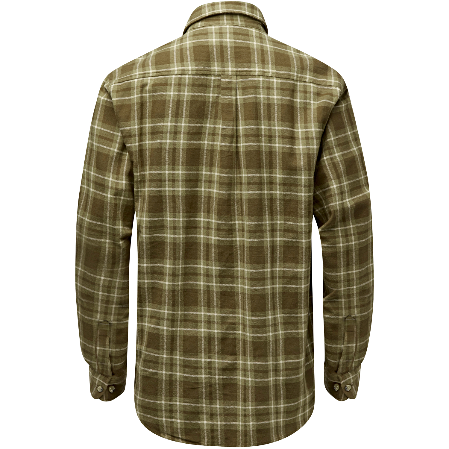Pinewood Herren Flanell Hemd Härjedalen (Oliv) 