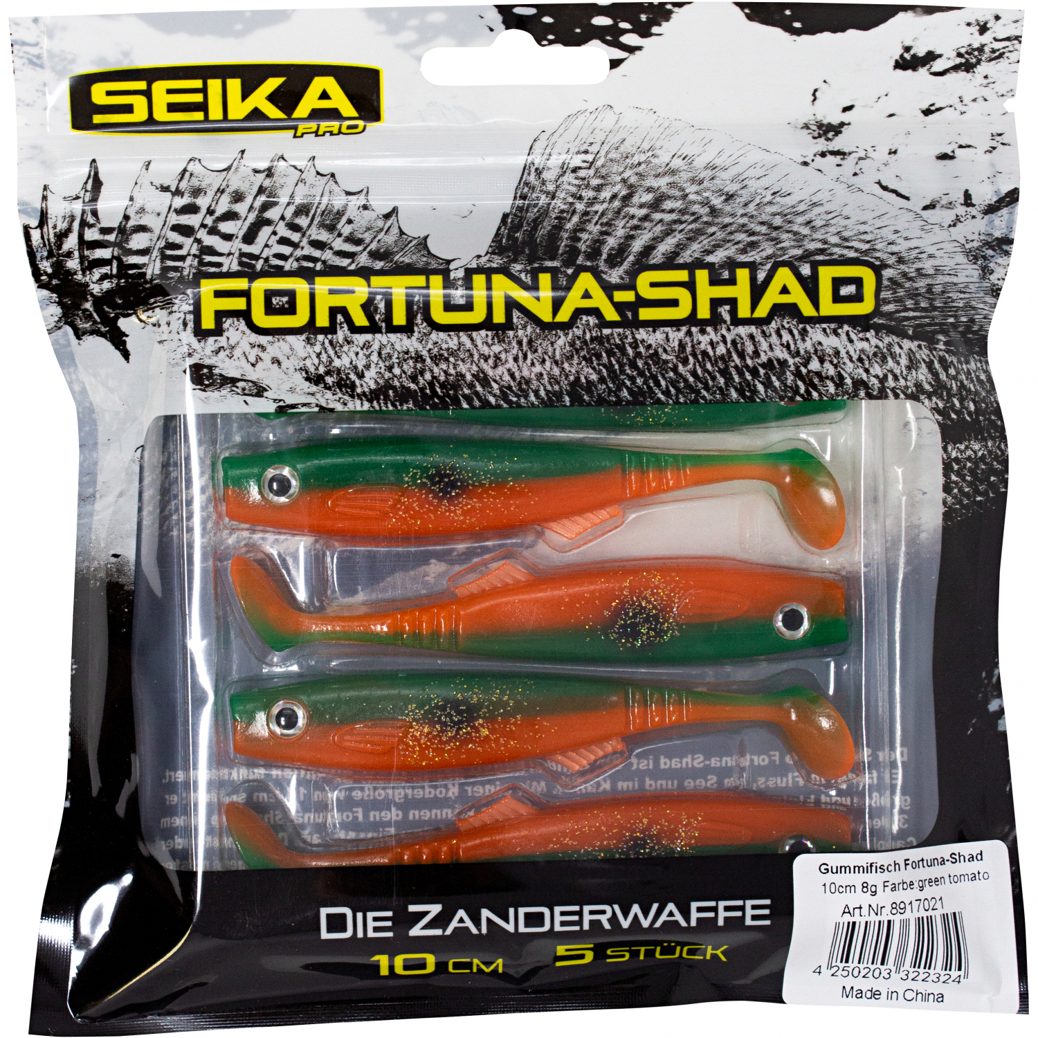 Seika Pro Fortuna Shad (Green Tomato) 