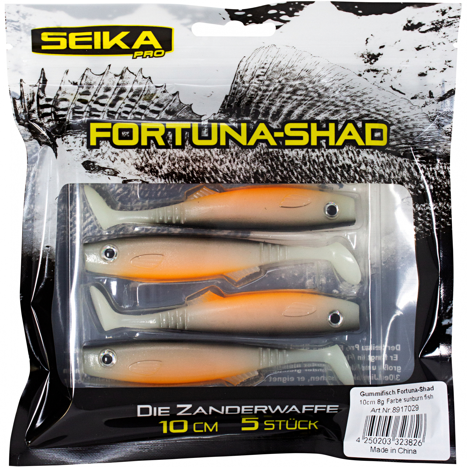 Seika Pro Fortuna Shad (Sunburn Fish) 