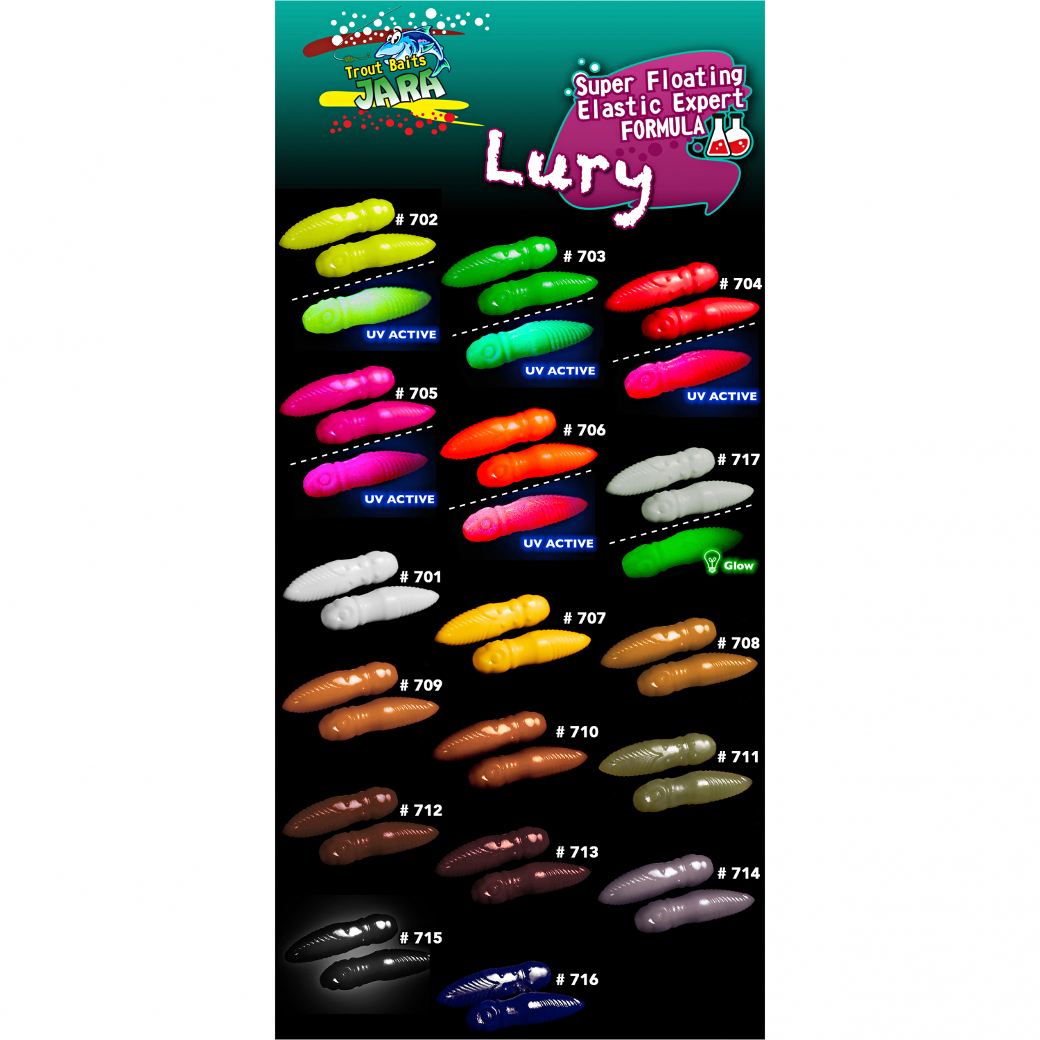 Trout Jara Gummiköder Lury (701) 