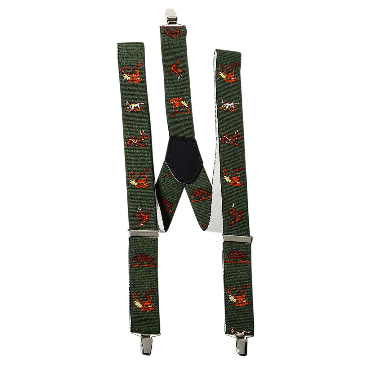 Unisex Hosenträger mit Jagdmotiv (Rehbock) 