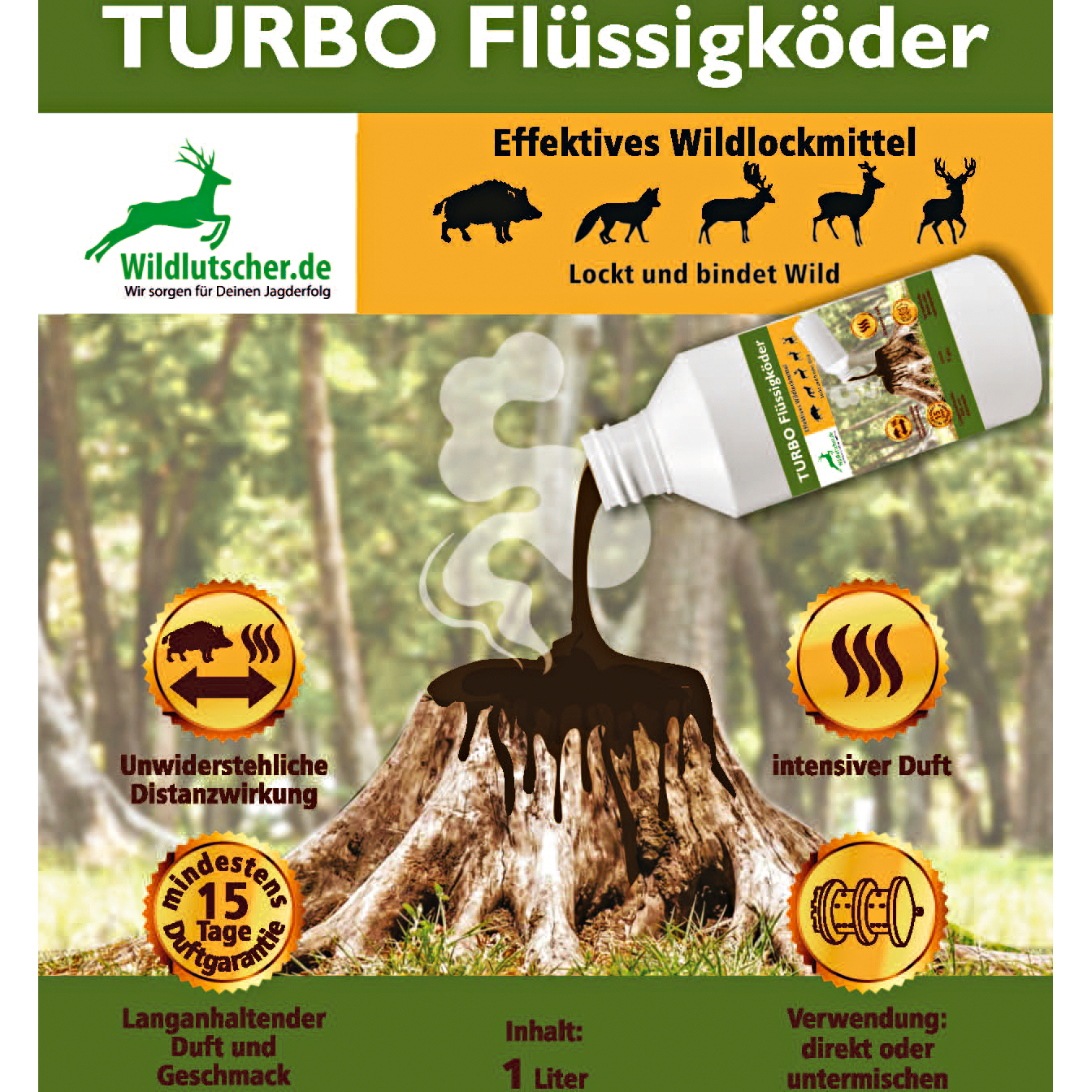Wildlutscher Flüssigköder Turbo 