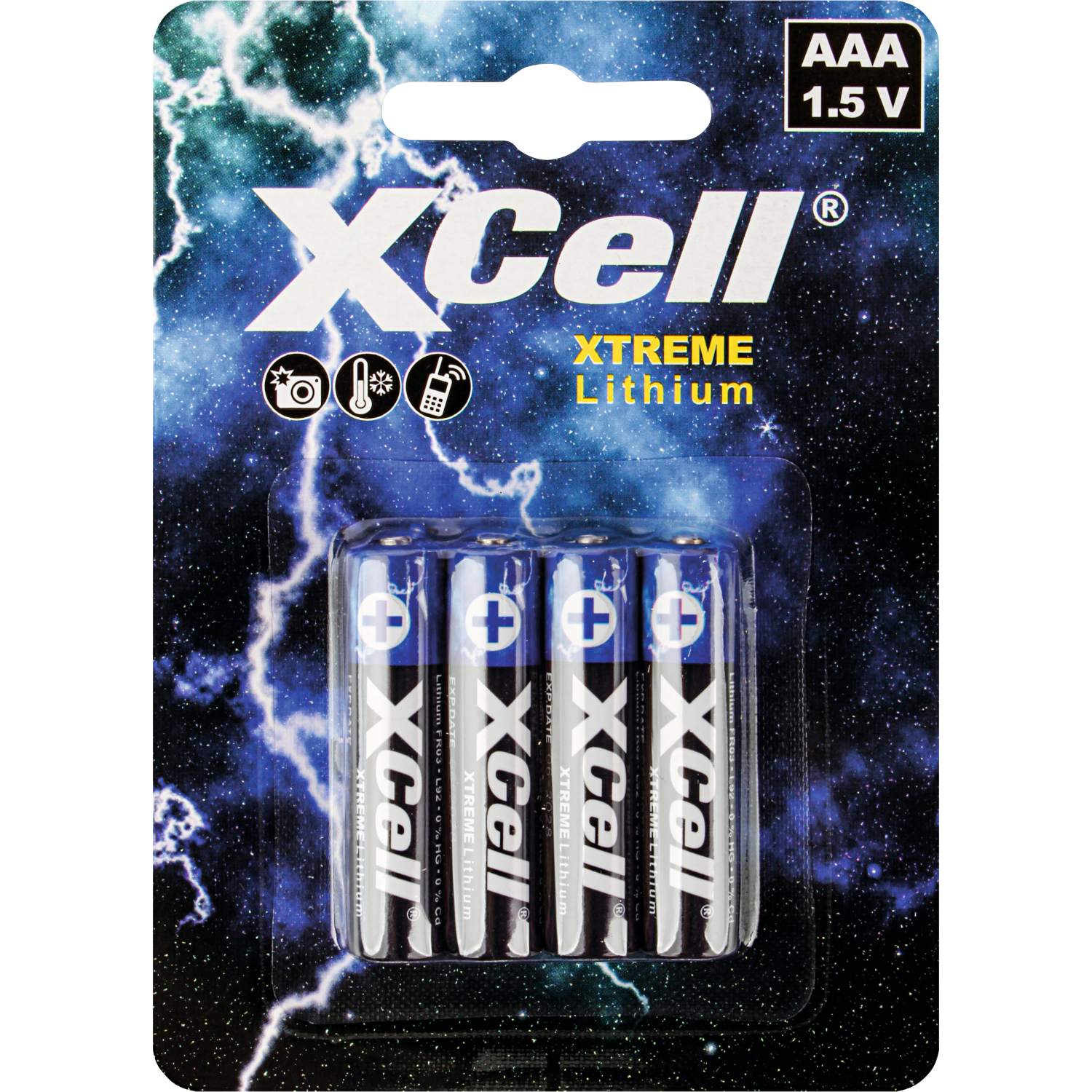 XCell Xtreme Lithium Batterien 1,5 V (AAA) 