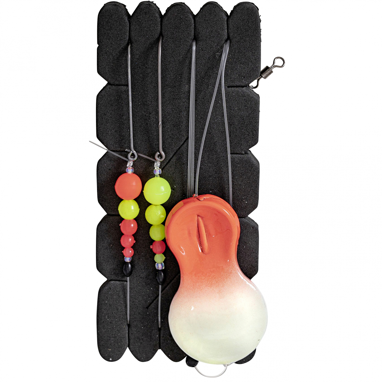 Zebco Buttsystem Inline RFT Flatty Rig (orange/glow) 