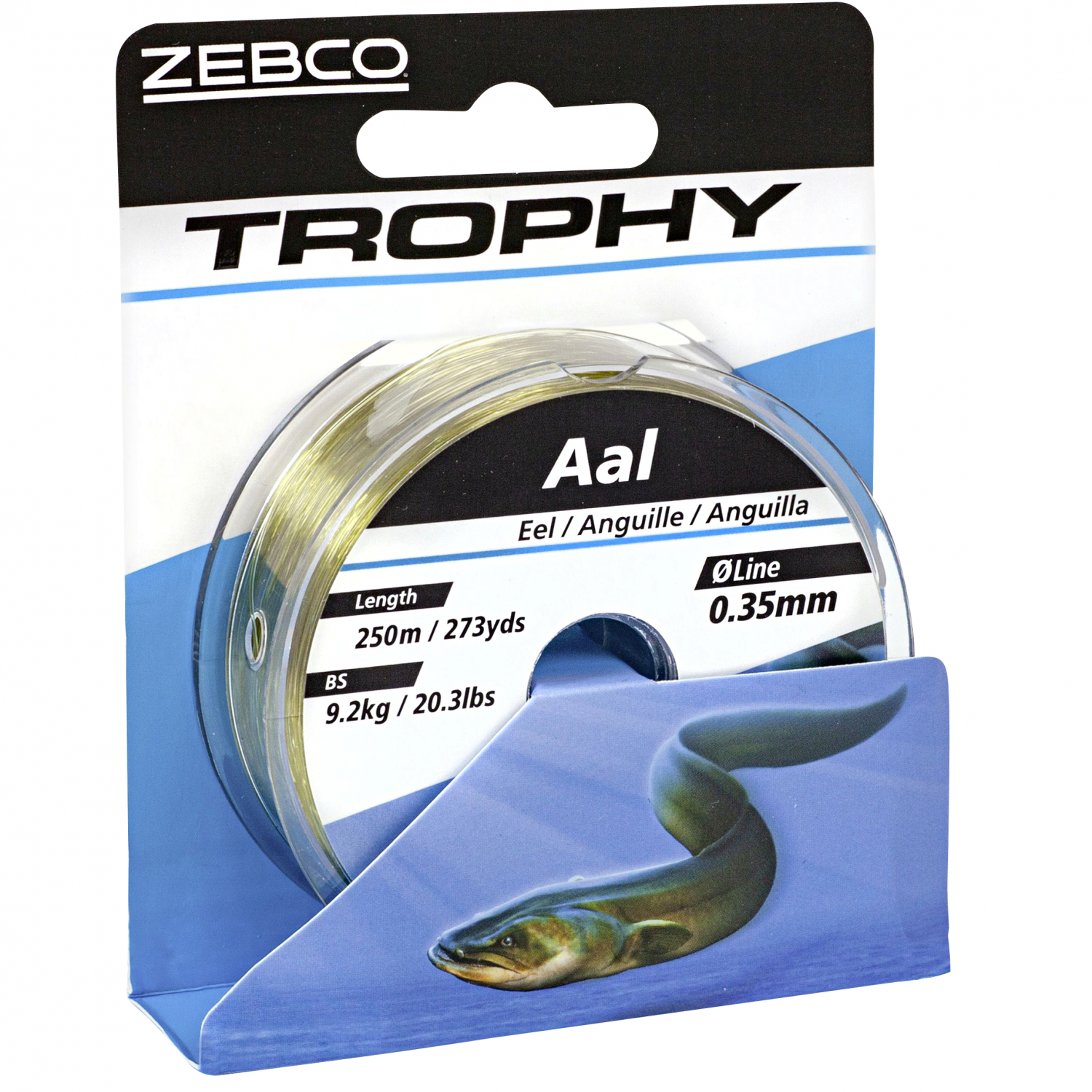 Zebco Trophy Angelschnur (Aal) 