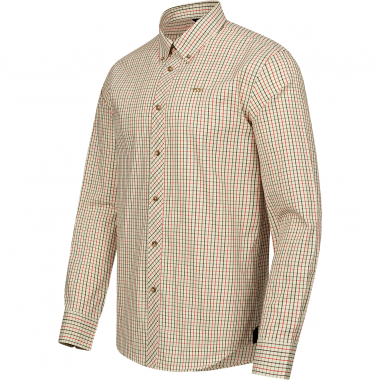 Blaser Hemd Tristan 22 Herren (Beige/Rot Kariert)